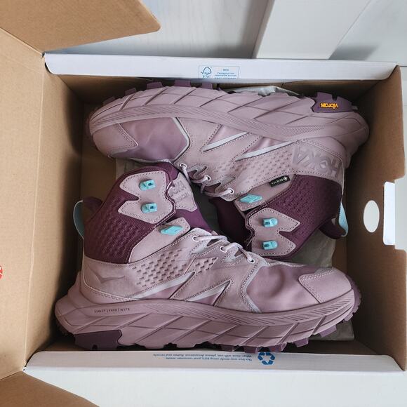 HOKA One Anacapa Mid GTX GoreTex Women 11 Hiking Terrain Boots Elderberry/Grape - Picture 12 of 12